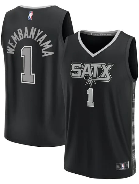 Victor Wembanyama San Antonio Spurs black city edition jersey