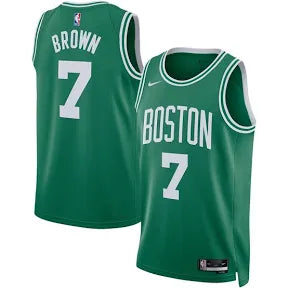 Jaylen Brown Boston Celtics green jersey