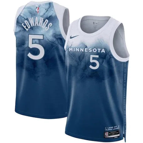 Anthony Edwards Minnesota Timberwolves city edition jersey