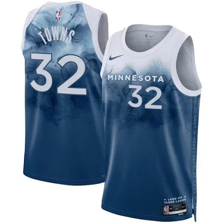 Karl Anthony Towns Minnesota Timberwolves city edition jersey