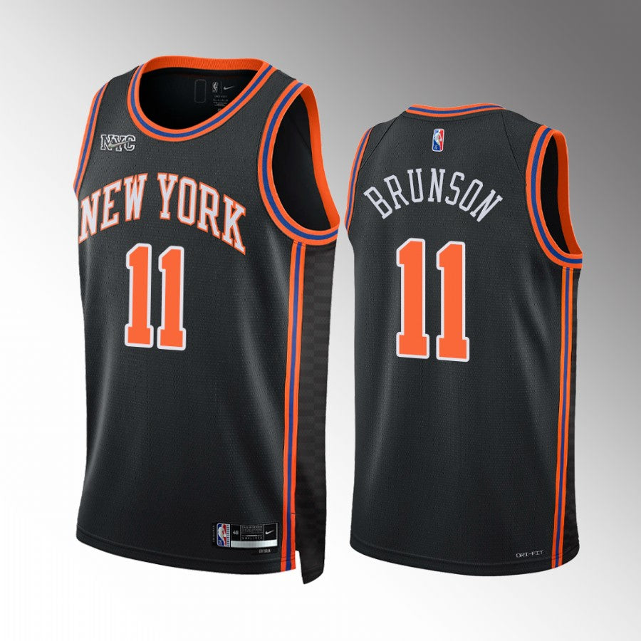 Jalen Brunson New York Knicks 2021-22 city edition jersey