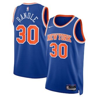 Julius Randle New York Knicks blue jersey