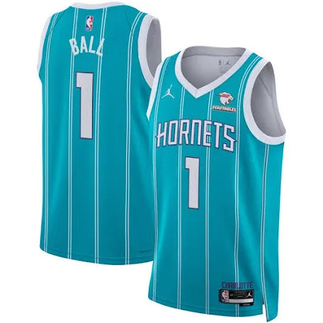 Lamelo Ball Charlotte Hornets teal jersey