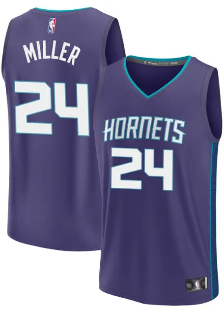 Brandon Miller Charlotte Hornets purple jersey