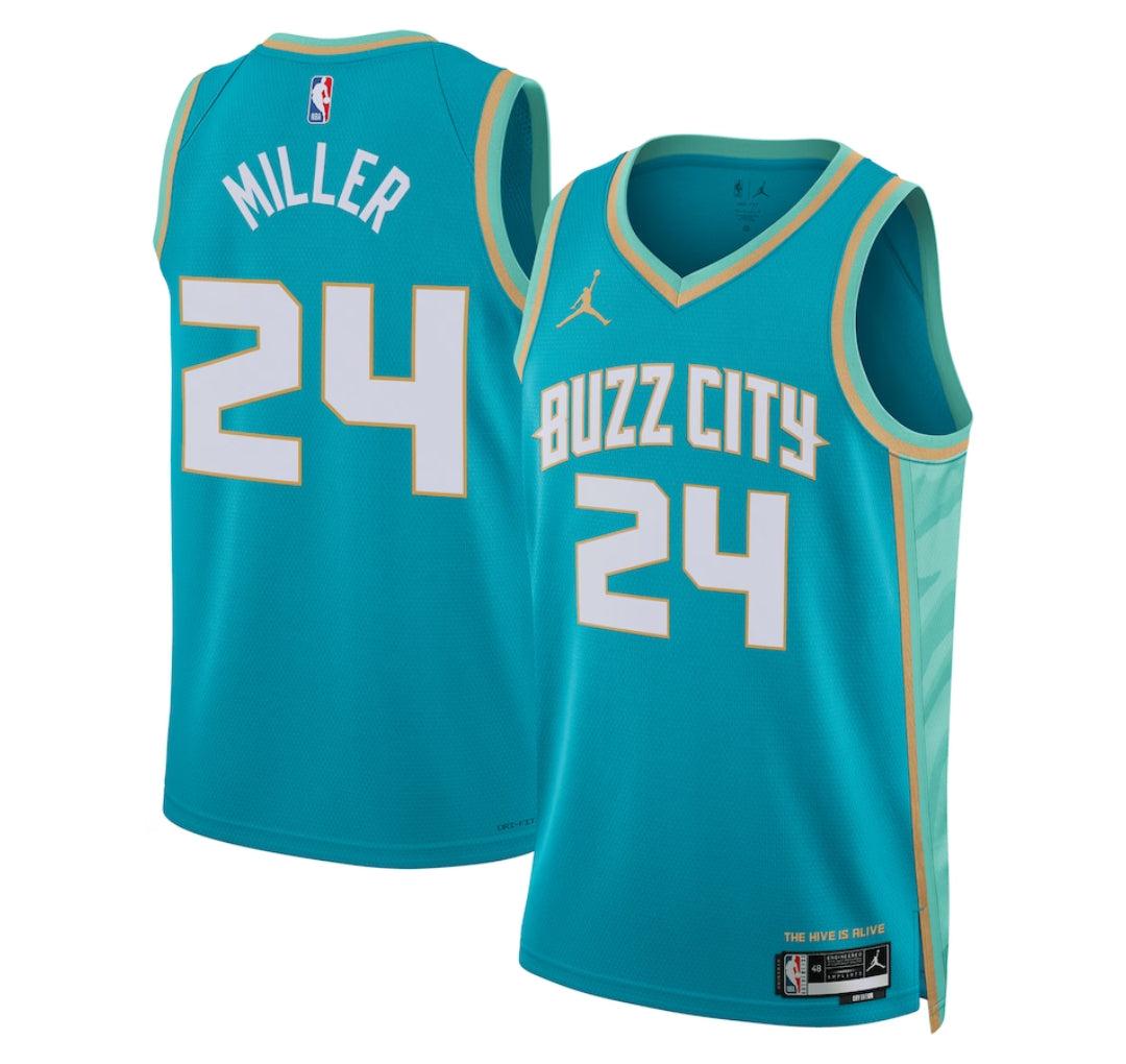 Brandon Miller Charlotte Hornets 2023-24 city edition jersey