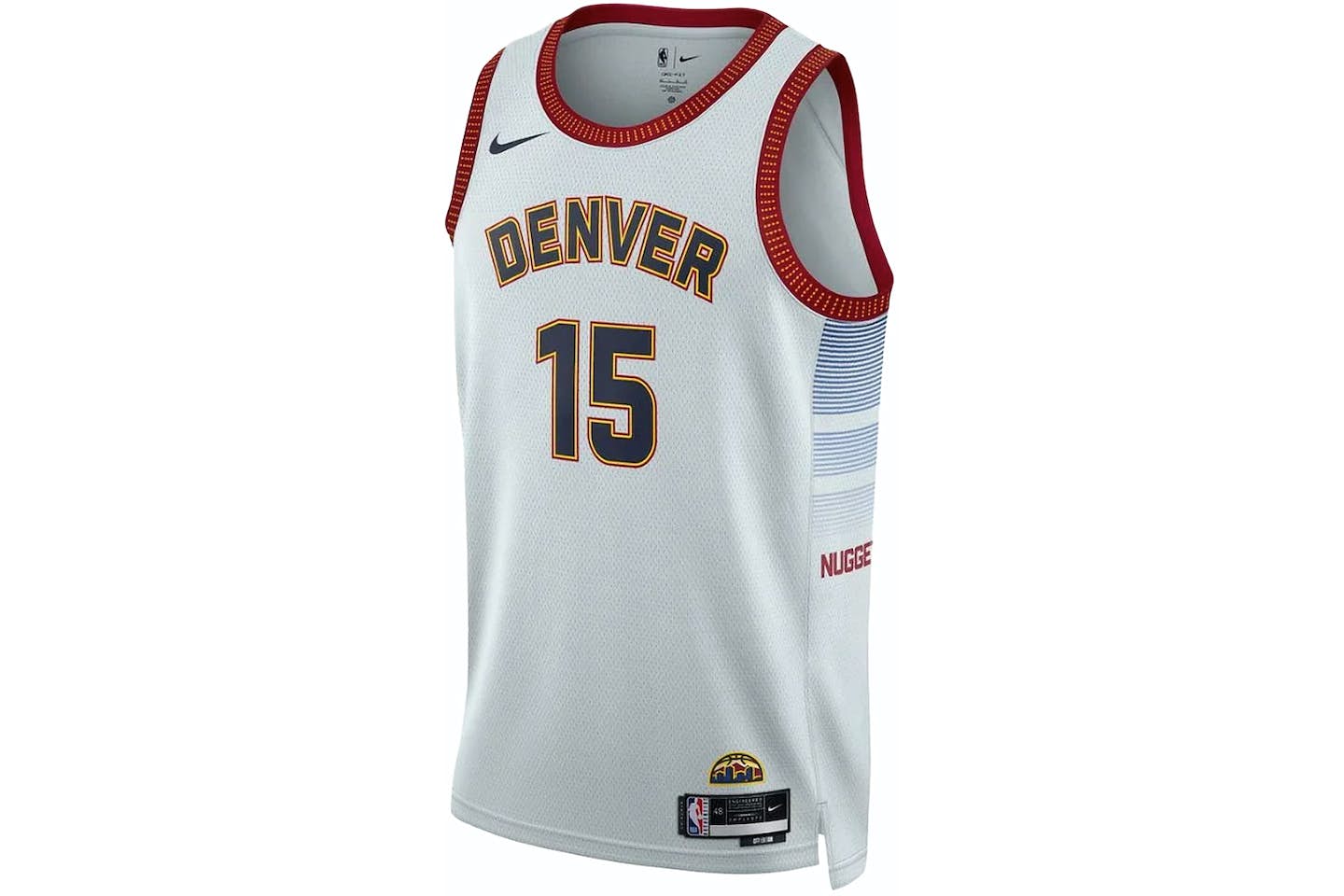 Nikola Jokić Denver Nuggets white alternate jersey