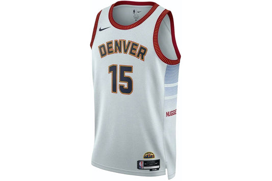 Nikola Jokić Denver Nuggets white alternate jersey