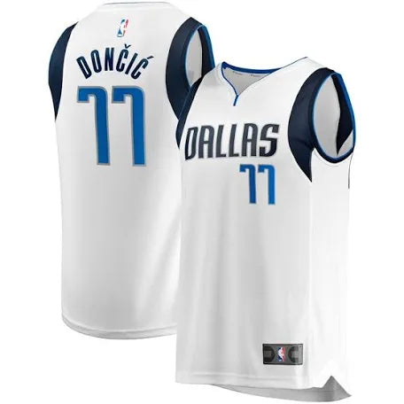 Luka Doncić Dallas Mavericks white jersey