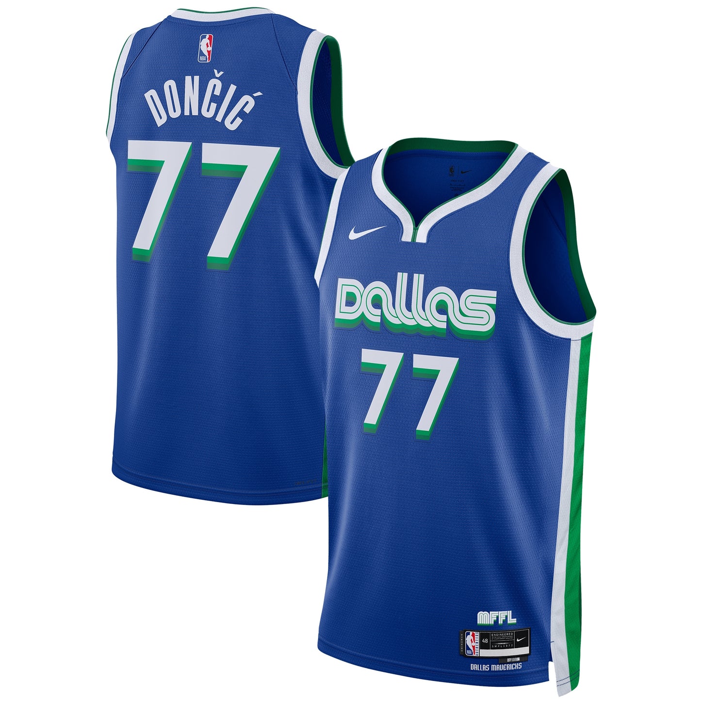 Luka Doncić Dallas Mavericks 2022-23 city edition jersey