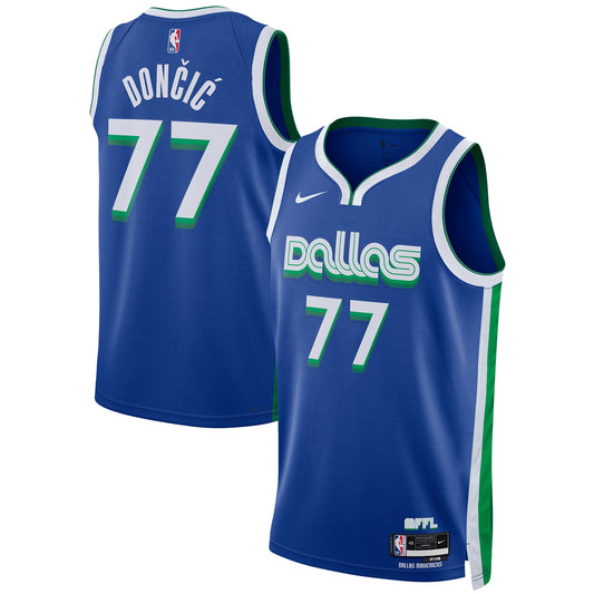 Luka Doncić Dallas Mavericks 2022-23 city edition jersey