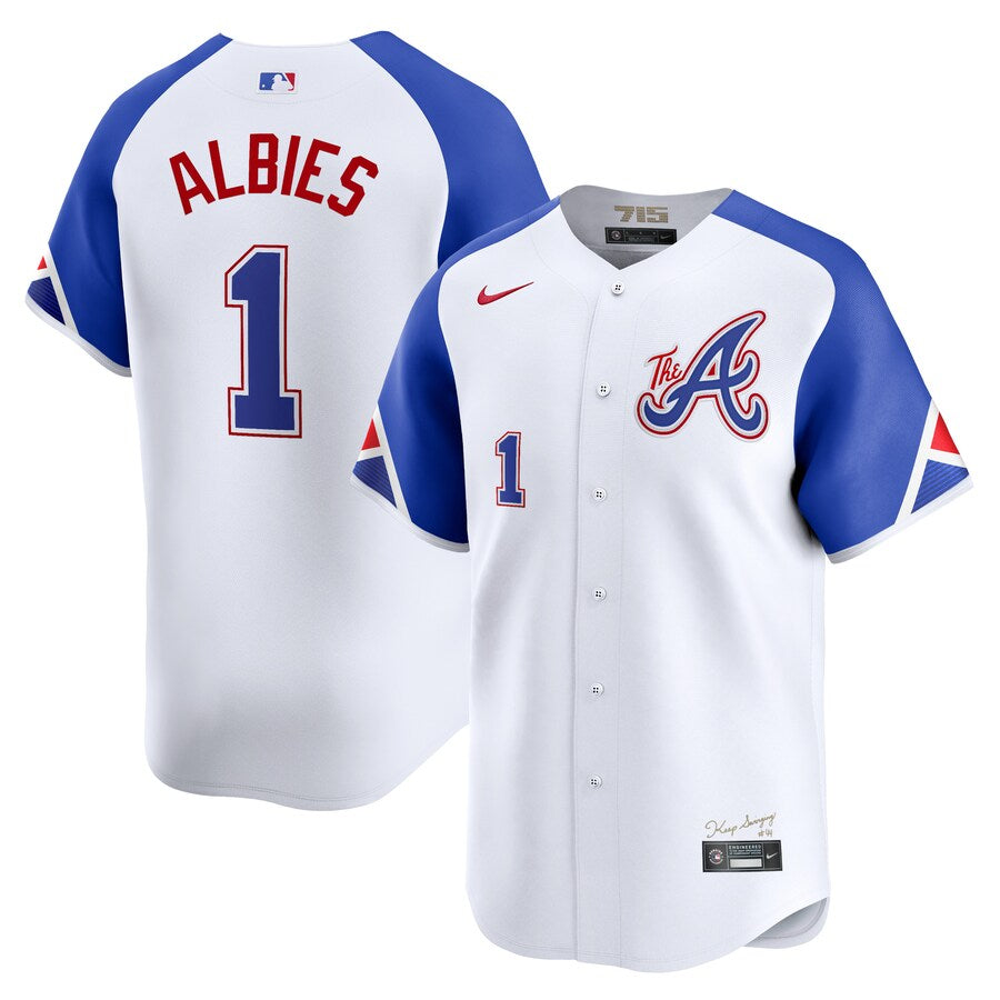 Ozzie Albies Atlanta Braves city connect jersey