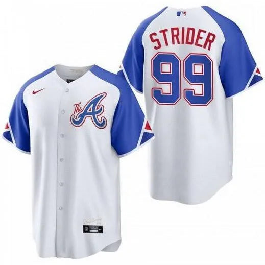 Spencer Strider Atlanta Braves city connect jersey