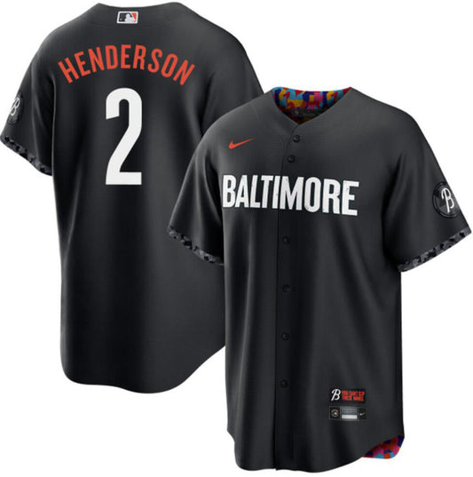 Gunnar Henderson Baltimore Orioles city connect jersey