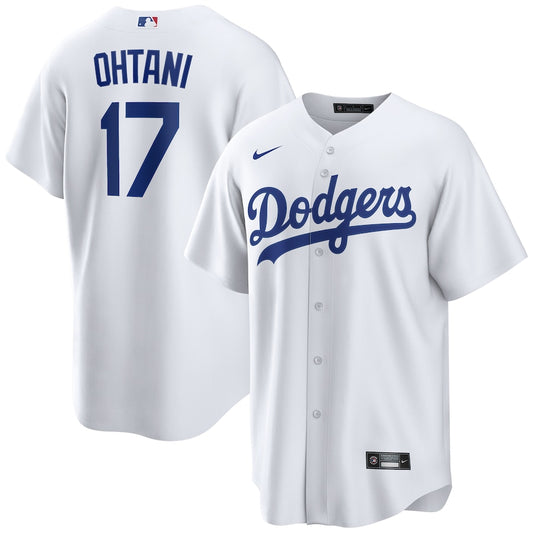 Shohei Ohtani Los Angeles Dodgers white jersey