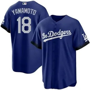 Yoshinobu Yamamoto Los Angeles Dodgers city connect jersey