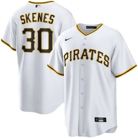 Paul Skenes Pittsburgh Pirates white jersey