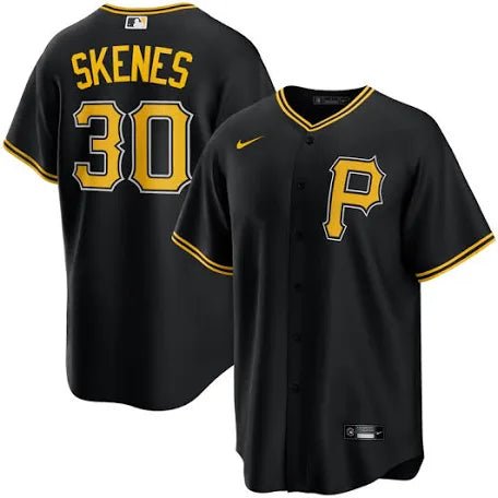 Paul Skenes Pittsburgh Pirates black jersey