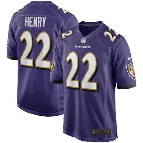 Derrick Henry Baltimore Ravens purple jersey