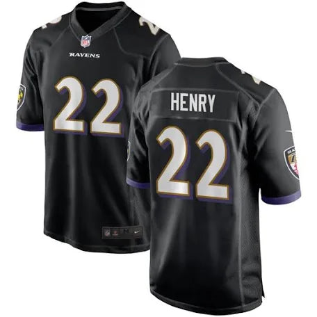 Derrick Henry Baltimore Ravens black jersey