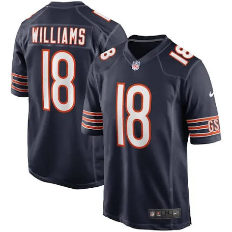 Caleb Williams Chicago Bears blue jersey