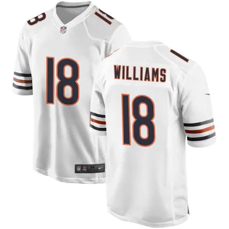 Caleb Williams Chicago bears white jersey