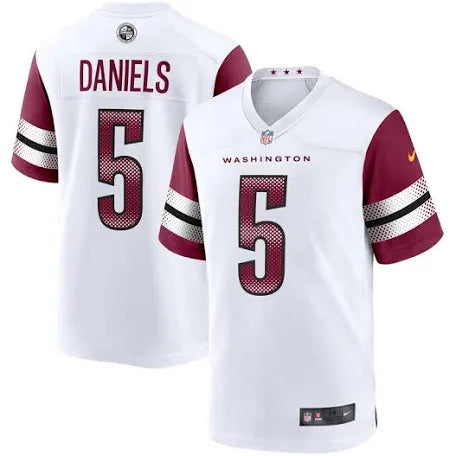 Jayden Daniel Washington Commanders white jersey