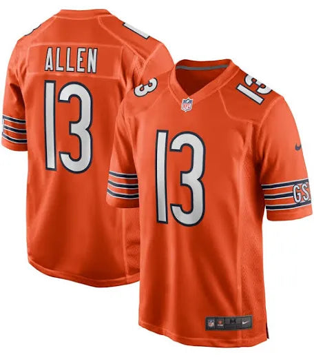 Keenan Allen Chicago Bears orange jersey