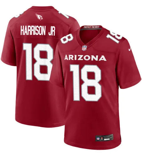 Marvin Harrison Jr. Arizona Cardinals red jersey