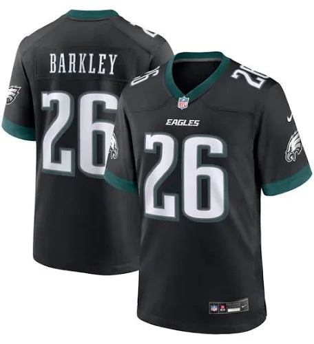 Saquon Barkley Philadelphia Eagles black jersey