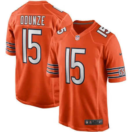 Rome Odunze Chicago Bears orange jersey