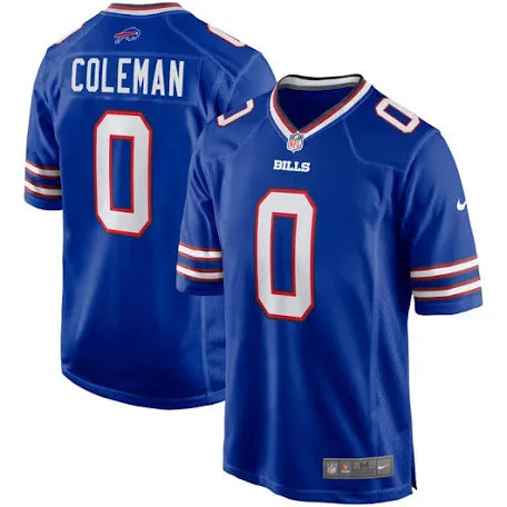 Keon Coleman Buffalo Bills blue jersey