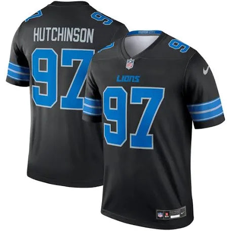 Aidan Hutchinson Detroit Lions black jersey