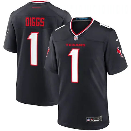 Stefon Diggs Houston Texans blue jersey