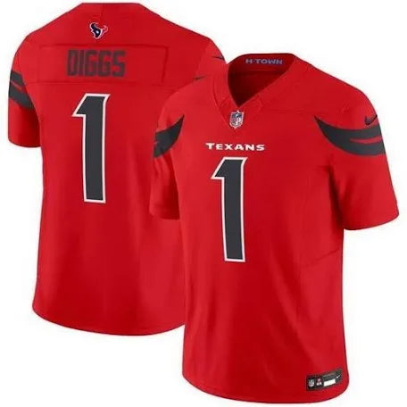 Stefon Diggs Houston Texans red jersey