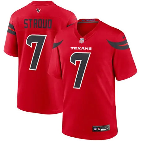 CJ Stroud Houston Texans red jersey