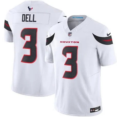 Tank Dell Houston Texans white jersey