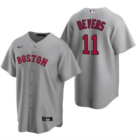 Rafael Devers Boston Red Sox road gray jersey