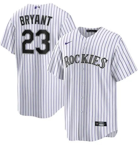 Kris Bryant Colorado Rockies home white jersey