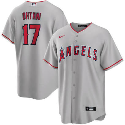 Shohei Ohtani Los Angeles Angels road gray jersey