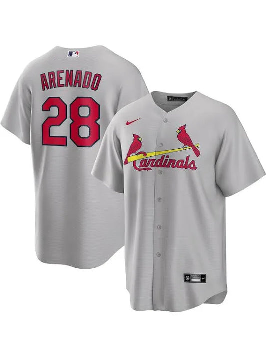 Nolan Arenado St. Louis Cardinals road gray jersey