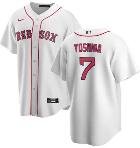 Masataka Yoshida Boston Red Sox home white jersey