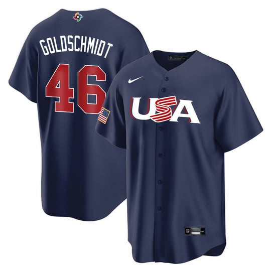 Paul Goldschmidt Team USA blue jersey