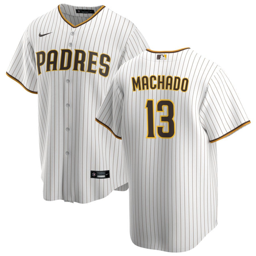 Manny Machado San Diego Padres home white jersey