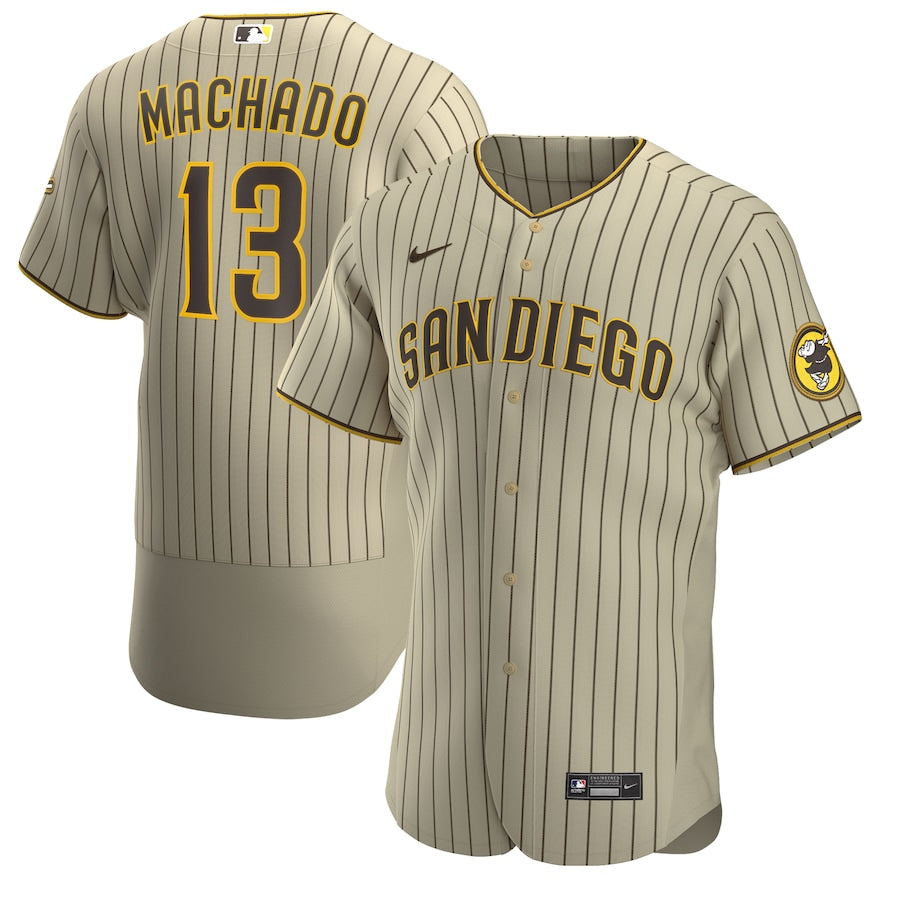 Manny Machado San Diego Padres road brown jersey