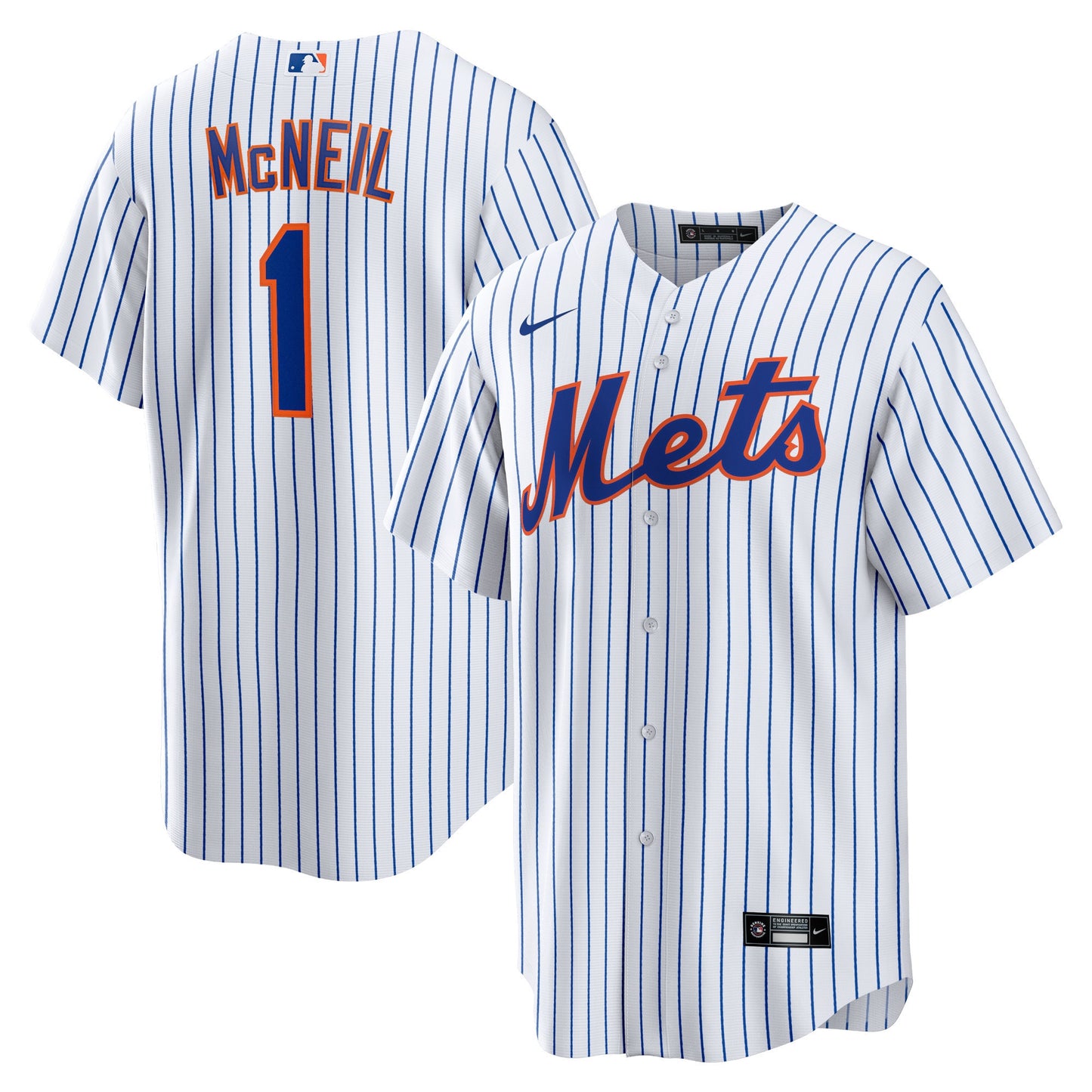 Jeff McNeil New York Mets home white jersey