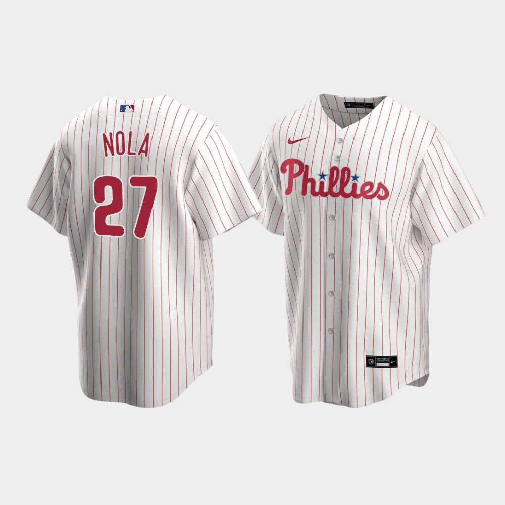 Aaron Nola Philadelphia Phillies home jersey