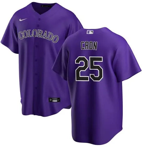 CJ Cron Colorado Rockies purple alternate jersey