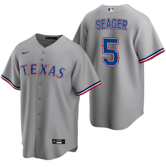 Corey Seager Texas Rangers road gray jersey