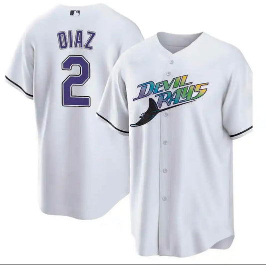 Yandy Díaz Tampa Bay Rays 25th anniversary retro devil rays jersey