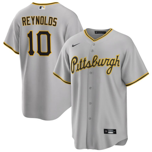 Bryan Reynolds Pittsburgh Pirates road gray jersey